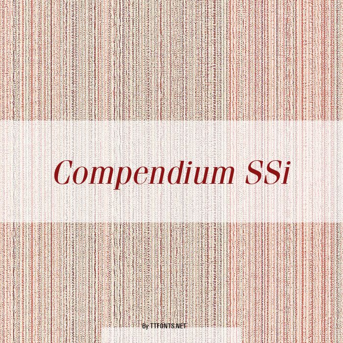 Compendium SSi example